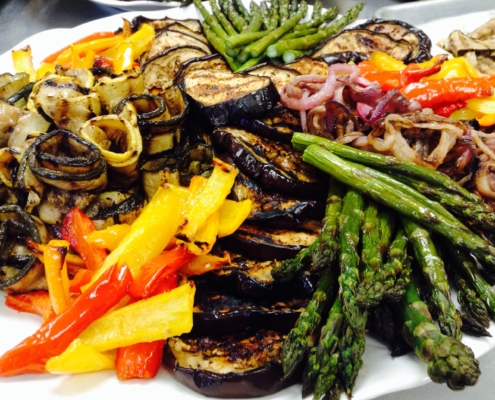 Chilean Olive Oil-Marinated Grilled Vegetables