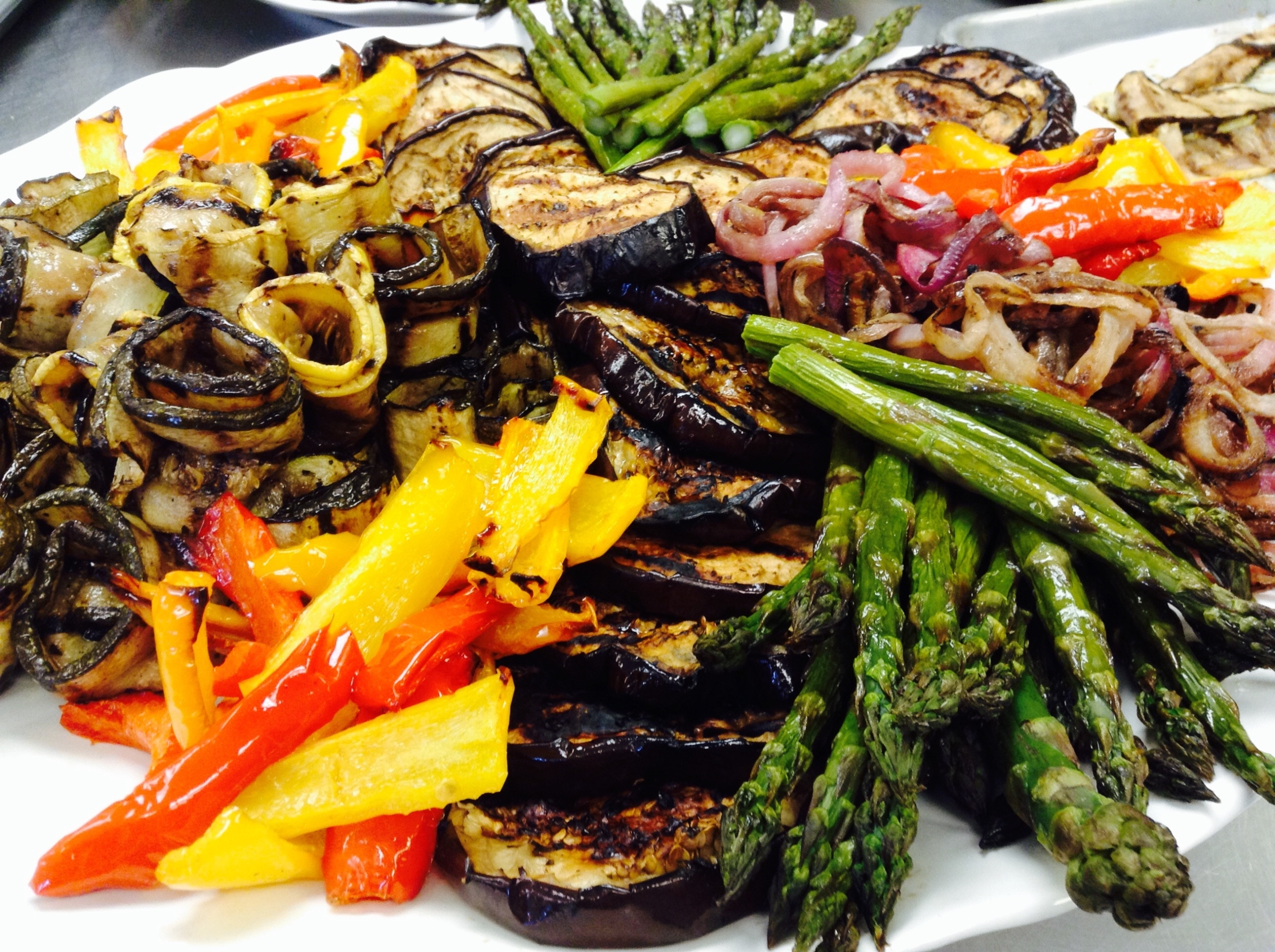 Chilean Olive Oil-Marinated Grilled Vegetables