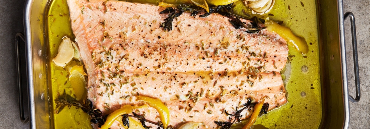 Chilean Olive Oil and Citrus Baked Fish