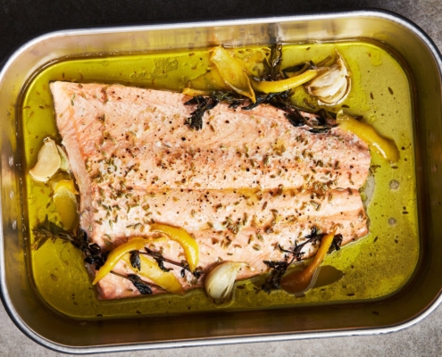 Chilean Olive Oil and Citrus Baked Fish