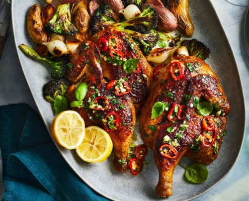 Chilean Olive Oil and Herb Roasted Chicken